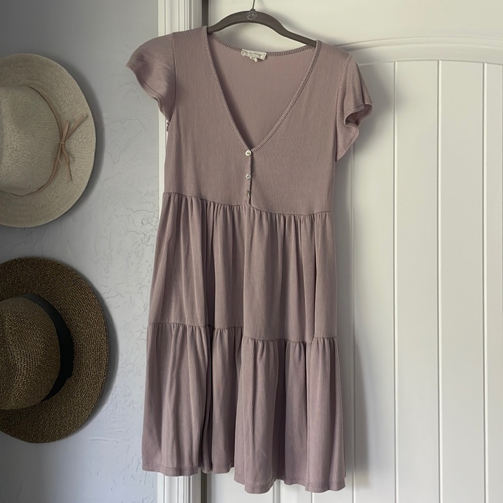 Lilac Babydoll Dress